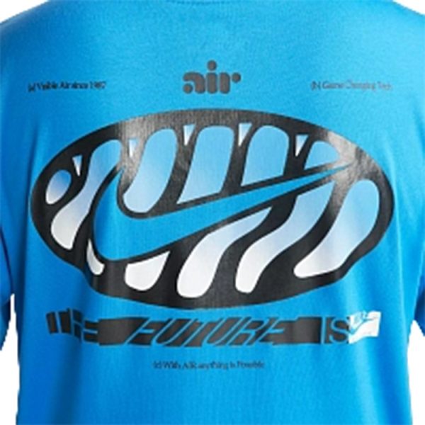 Купить Футболка Nike Sportswear T-Shirt 'Light Photo Blue - Фото 3.