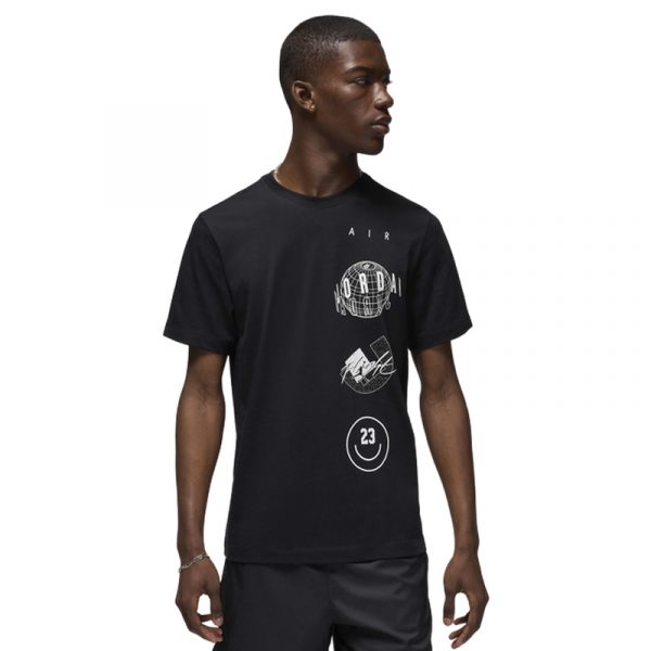 Купить Футболка Nike Jordan Brand Logo Stack - Фото 6.